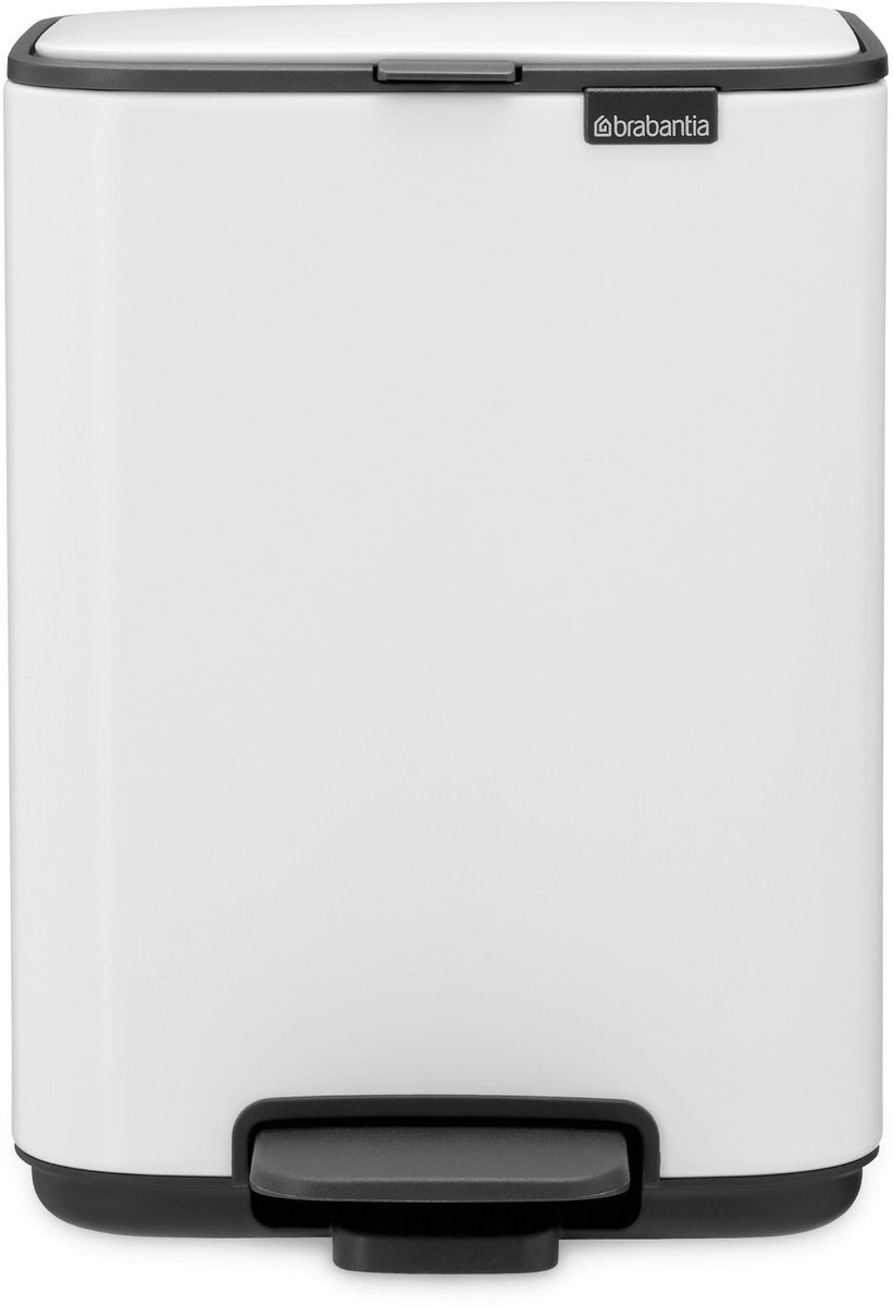 Poubelle à pédale Brabantia bo - 4 litres - salle de bain - blanc