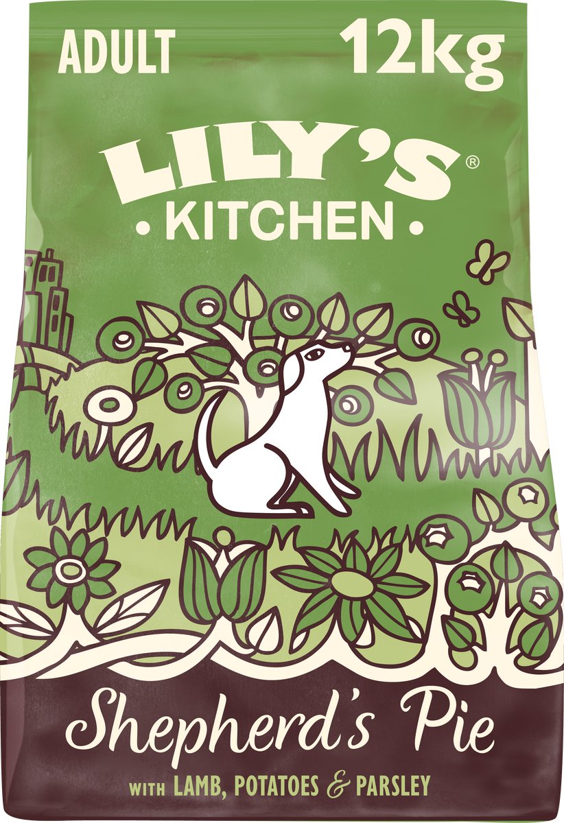 Lily's Kitchen - nourriture pour chien - nourriture sèche - plat de ferme à l'agneau - 12 kg