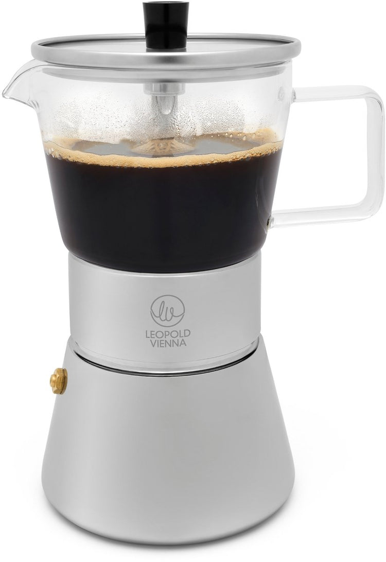 Léopold Vienne - percolateur otto 4 tasses en acier inoxydable