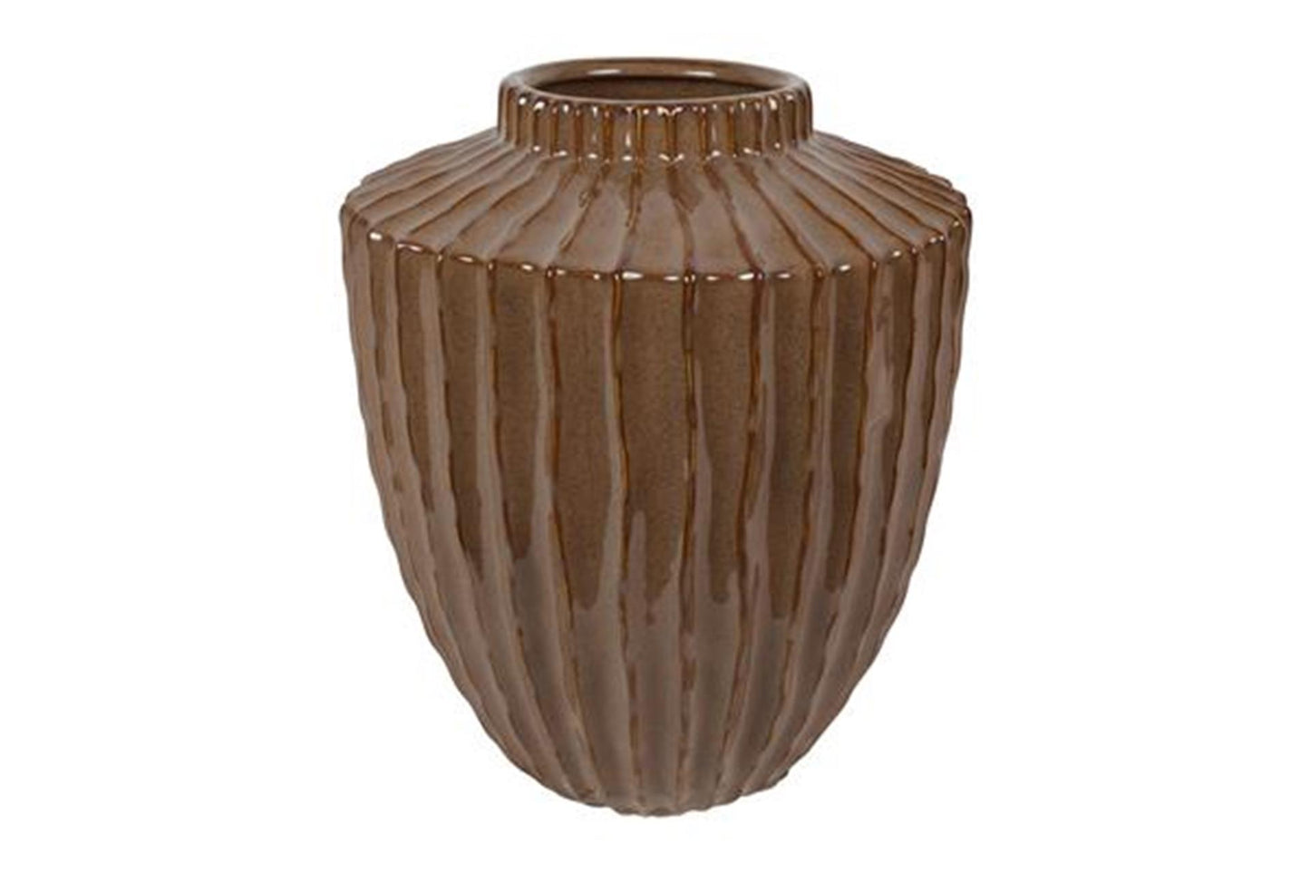 Countryfield vase duuk m marron ø27x32cm