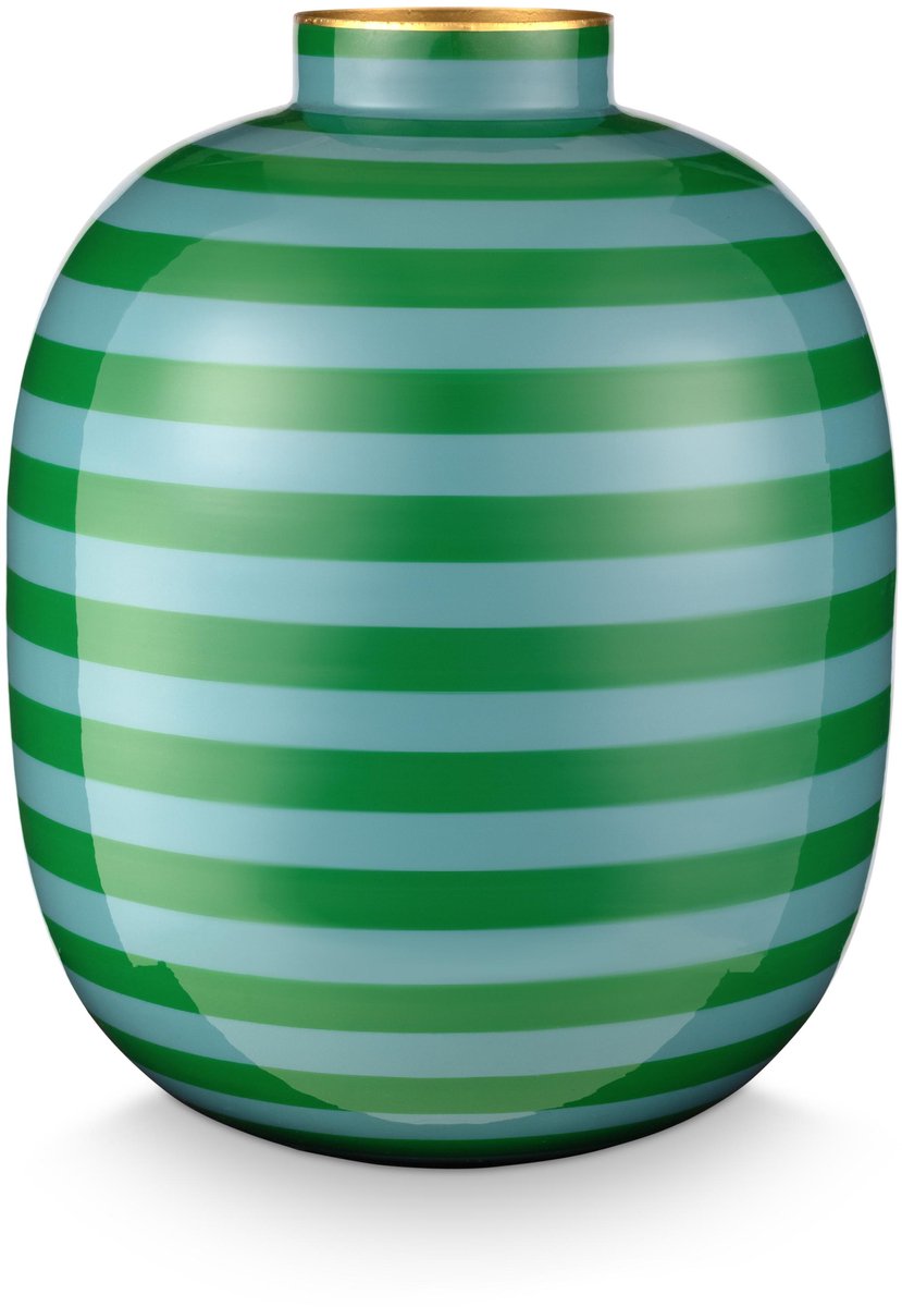 Pip studio - vase - vert - fer - 25x32cm