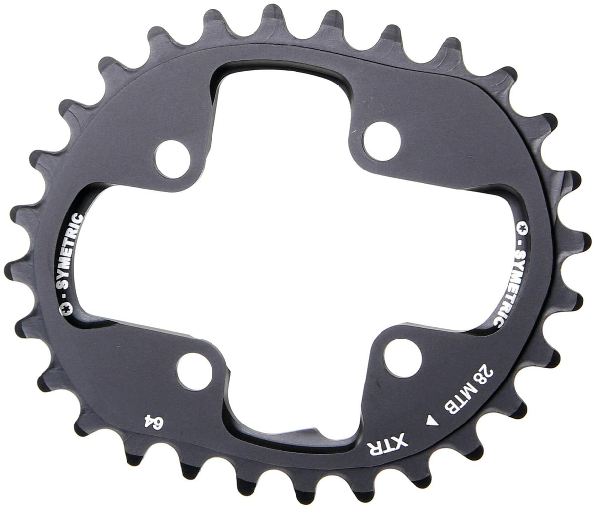 Anneau de chaîne O.Symétrique 28t Alu Black