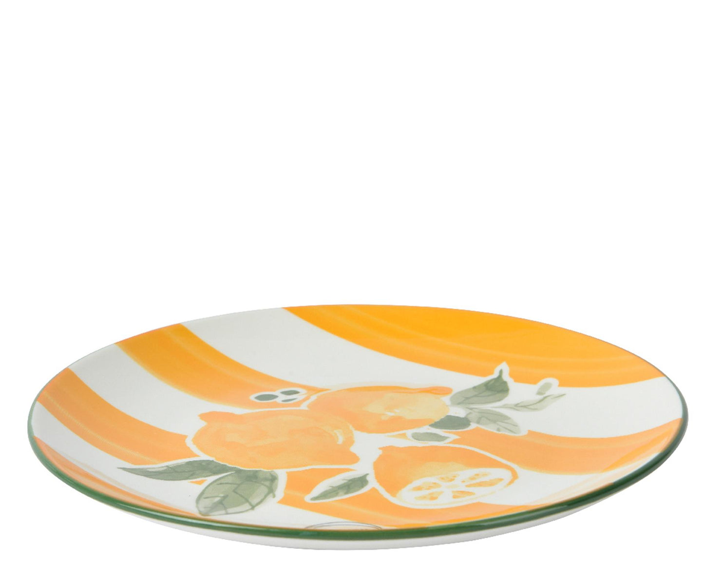 Decoris assiette petit-déjeuner porcelaine ø19,2cm citron