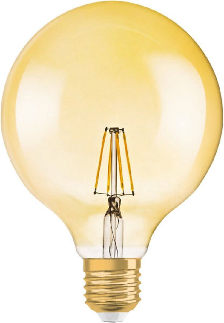 Osram ledvance - lampe LED - e27 - filament - 6,5w 720lm - lumière blanche extra chaude 2400k | millésime 1906 globe 52