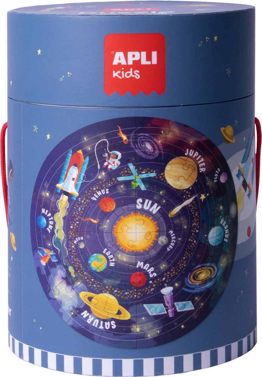 Apli enfants puzzle rond système solaire