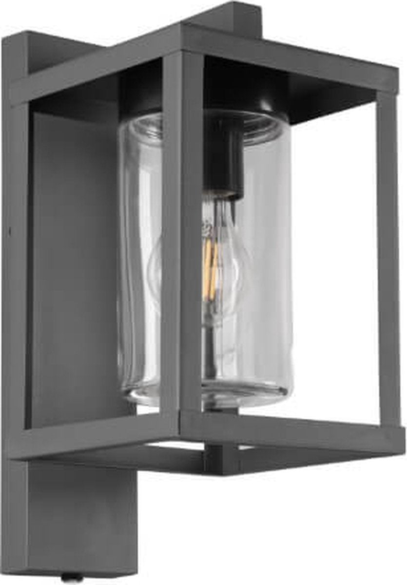 Trio Lunga - applique - anthracite - excl. 1x e27 4w - éclairage extérieur - ip44