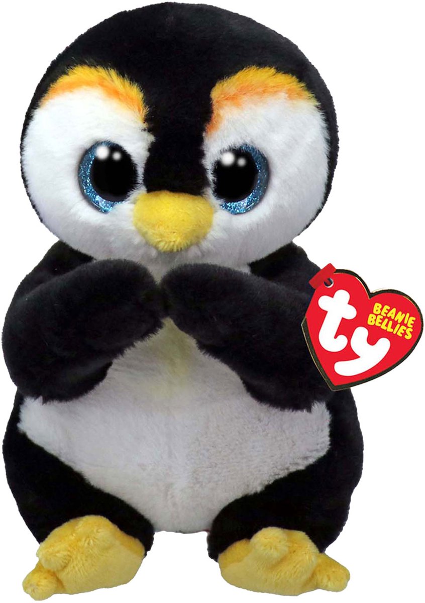 Ty Ty Beanie Babies Bellies Hug Pingu ial; n neve 15 cm