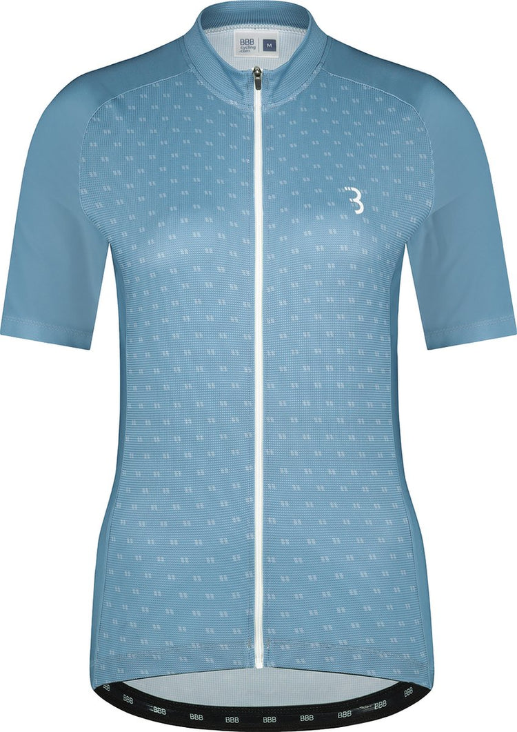 Bbb cycling maillot de cyclisme femme manches courtes donnafit - maillot de cyclisme femme manches courtes - maillot de cyclisme confortable et à séchage rapide femme - gris bleu - taille xxl - bbw-412