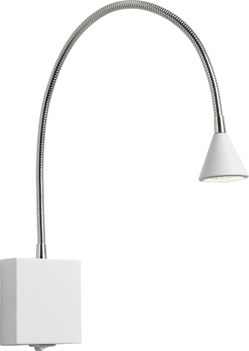 Lucide buddy - applique lampe de chevet - LED - 1x4w 4000k - blanc
