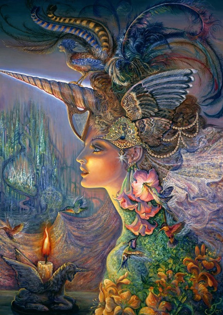 Grafika puzzle josephine wall - ma dame licorne - 2000 pièces fantaisie.