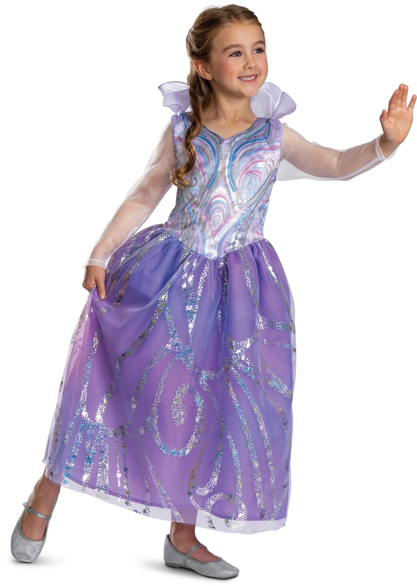 Déguisement robe pour enfant Wicked Glinda, coupe confortable et design détaillé, années s 5 à 6