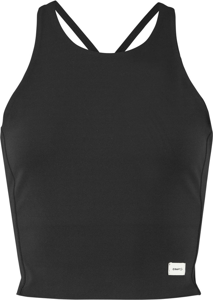 Craft collective cropped singlet w chemise de sport femme - noir
