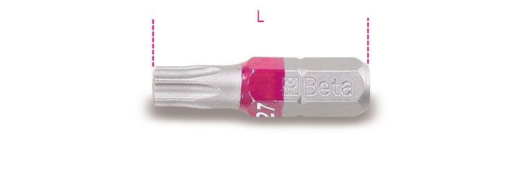Beta 860rtx 20 bits 1 4 torx inviolable coloré