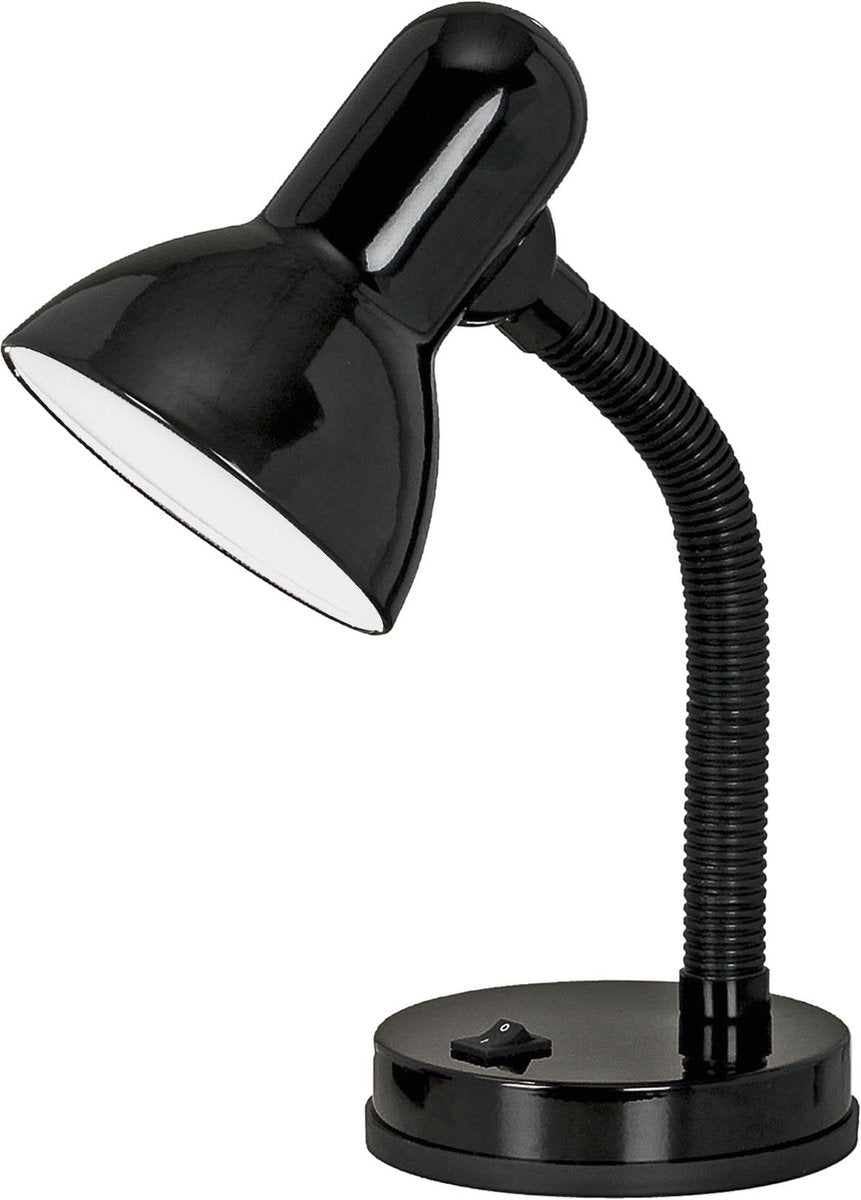 Lampe de table Eglo basic lampe de bureau - e27(excl) - 30 cm - noir