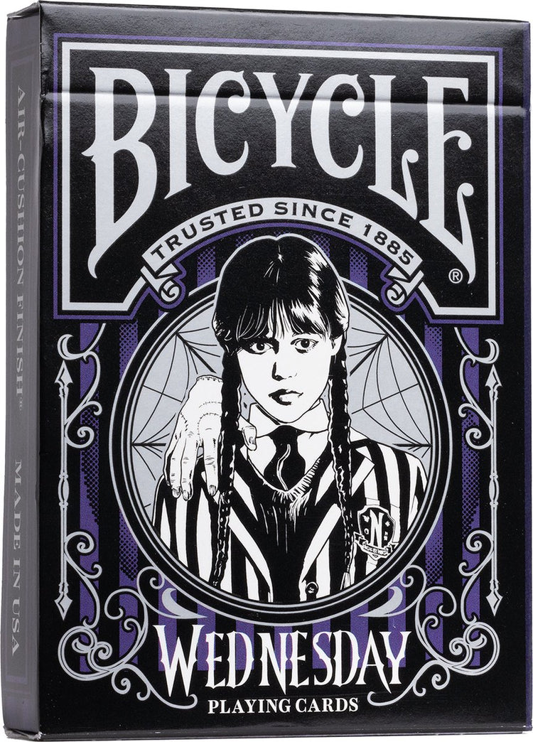 Bicycle Wednesday - une série Netflix - cartes à jouer premium - poker - sous licence officielle - à collectionner
