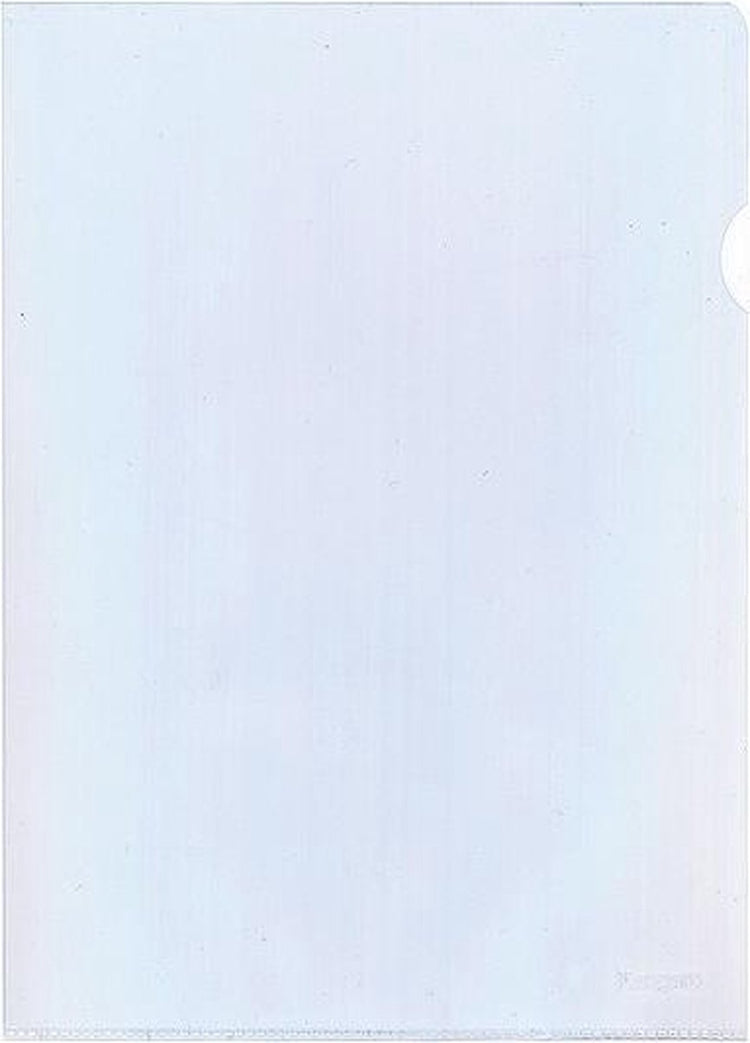 Kangaro l-folder a4 - pp 140 microns - transparent cristallin - 100 pièces - k-34020