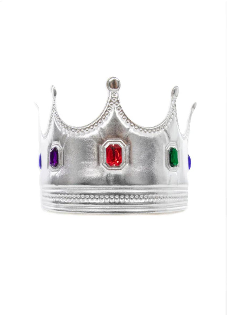 Petites aventures - couronne du roi en argent - couronne enfant toute douce