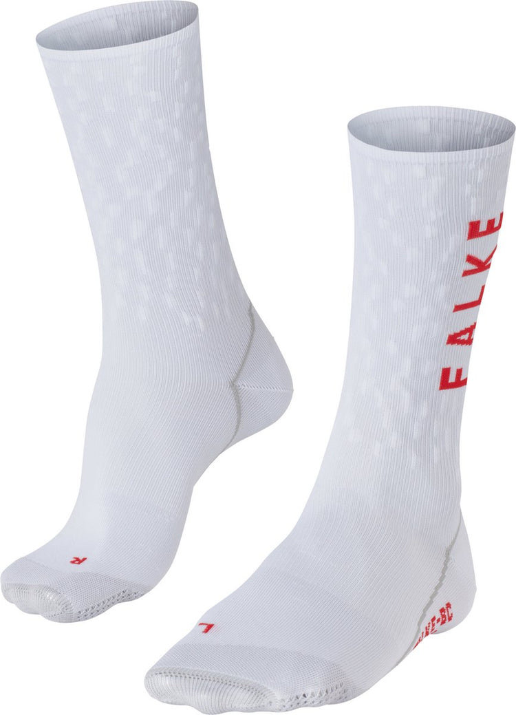 Falke bc chaussettes de cyclisme en matériau fonctionnel anti-ampoules unisexe blanc - taille 37-38