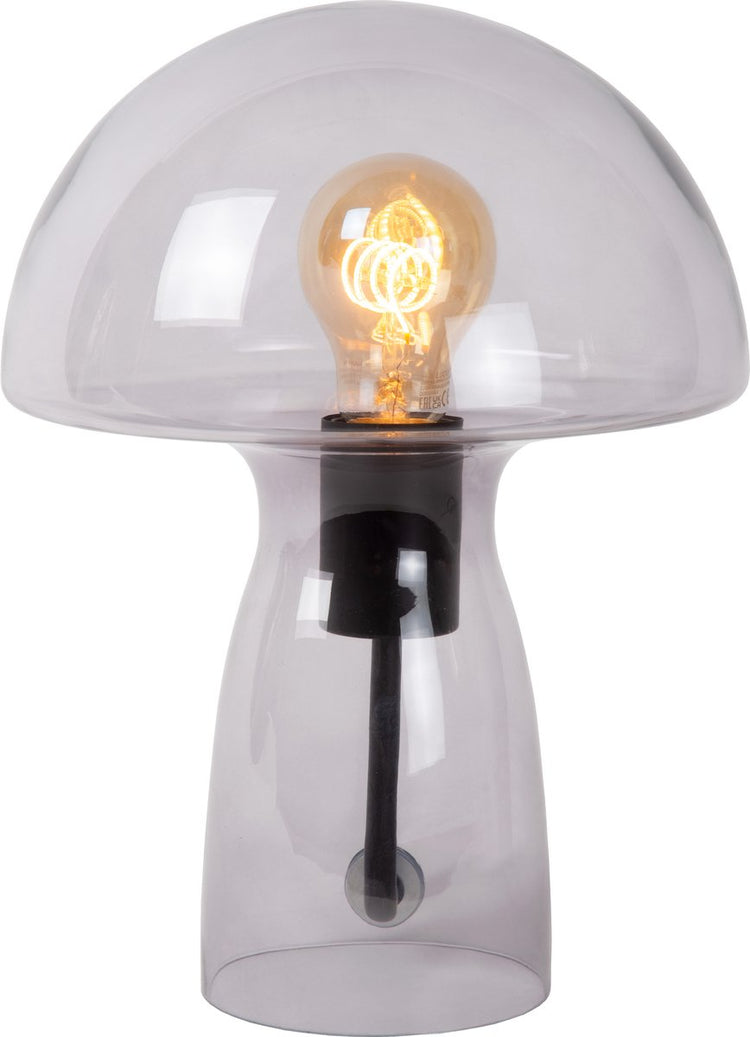 Lucide fungo - lampe de table - 1xe27 - fumé