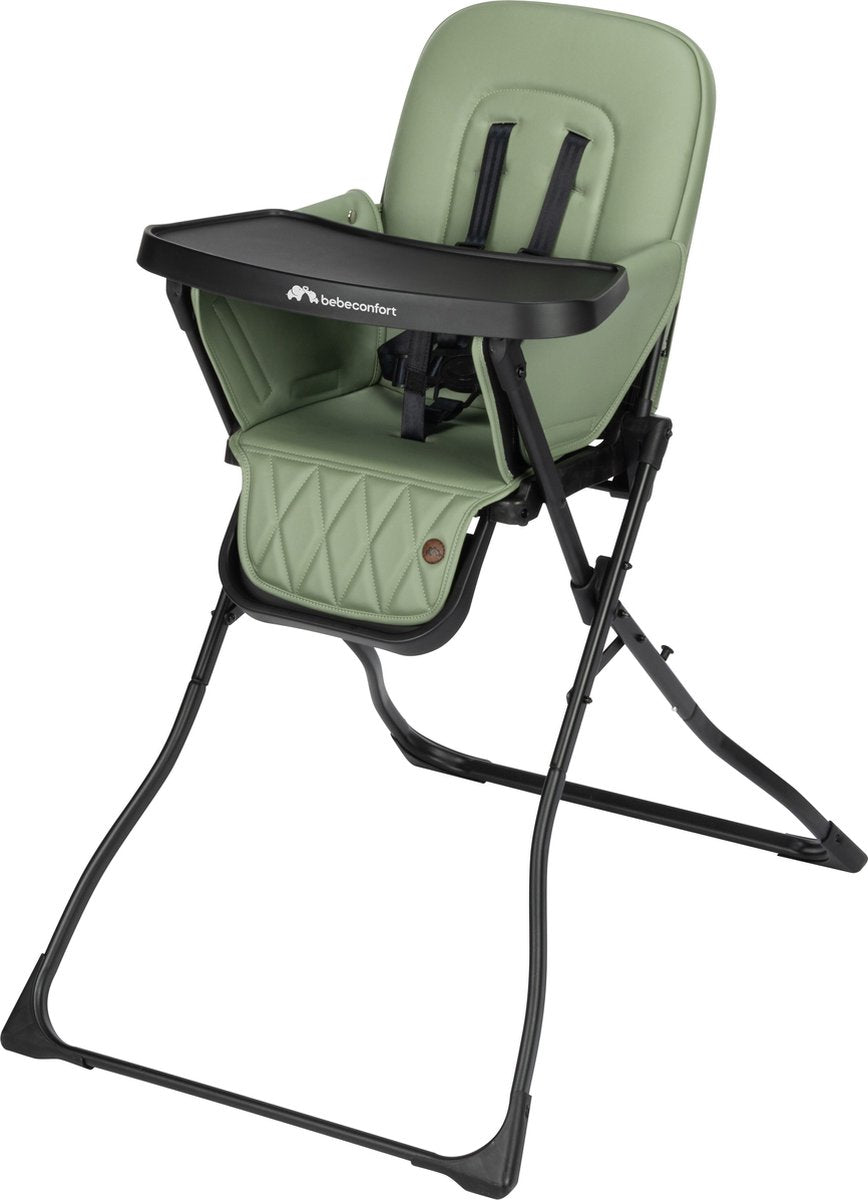 Bebeconfort mauve - chaise haute - vert minéral