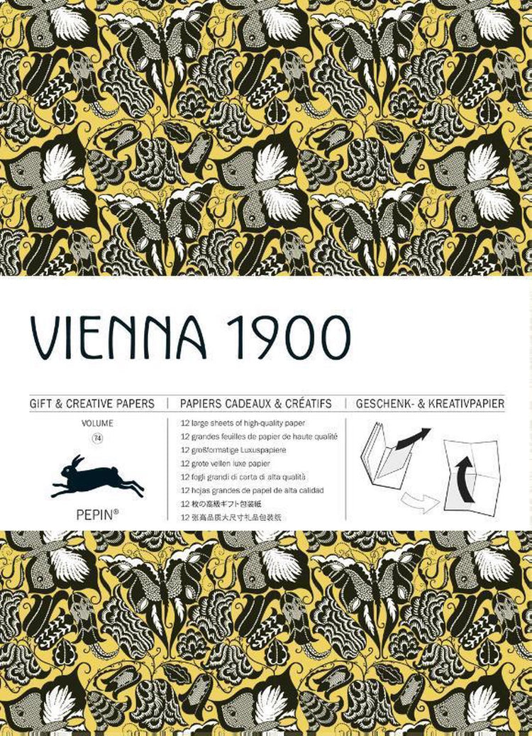 Pepin vienne 1900 : cadeau livre papier créatif vol. 74 : livre cadeau et papier créatif vol 74 (papiers créatifs cadeaux