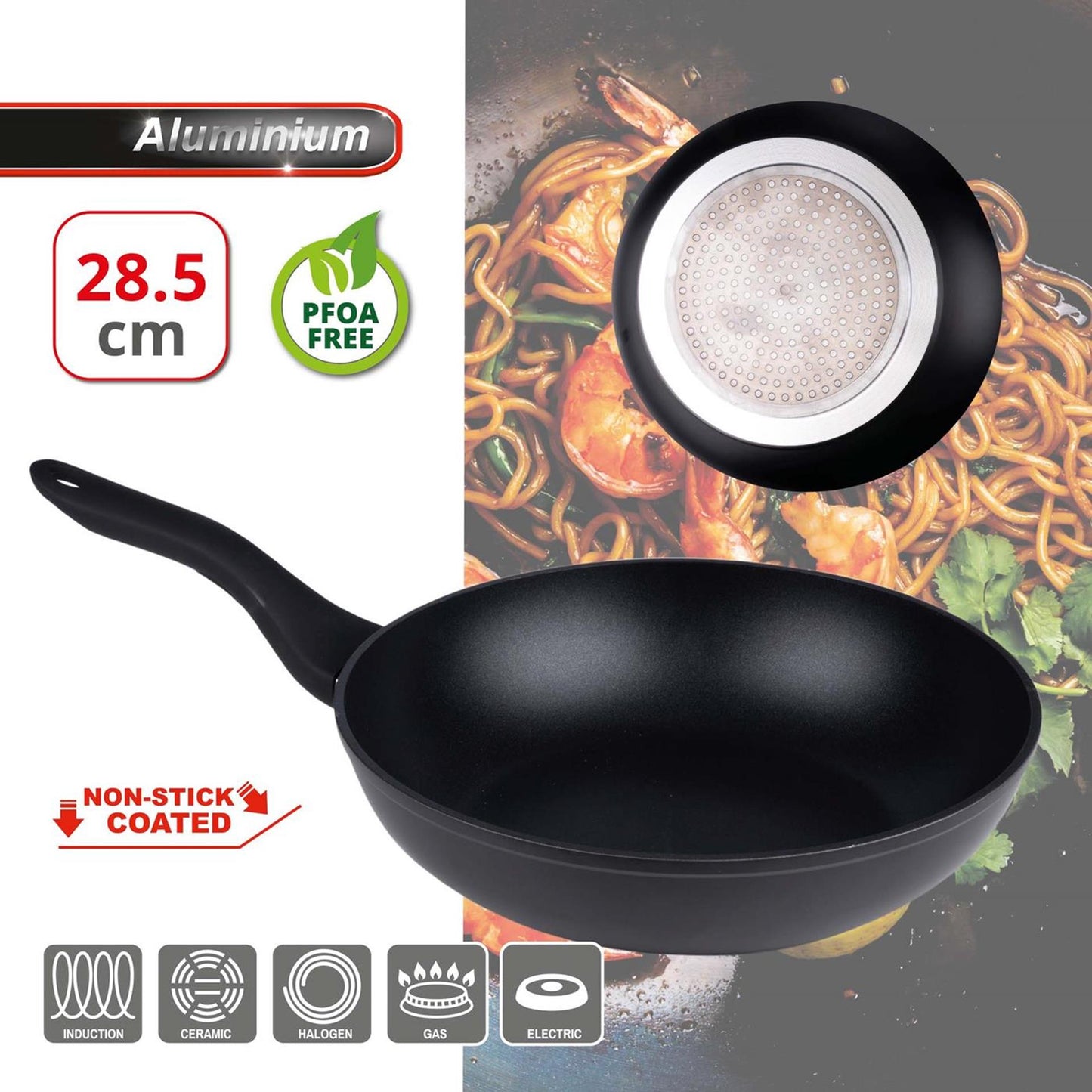 Poêle wok ø28,5cm