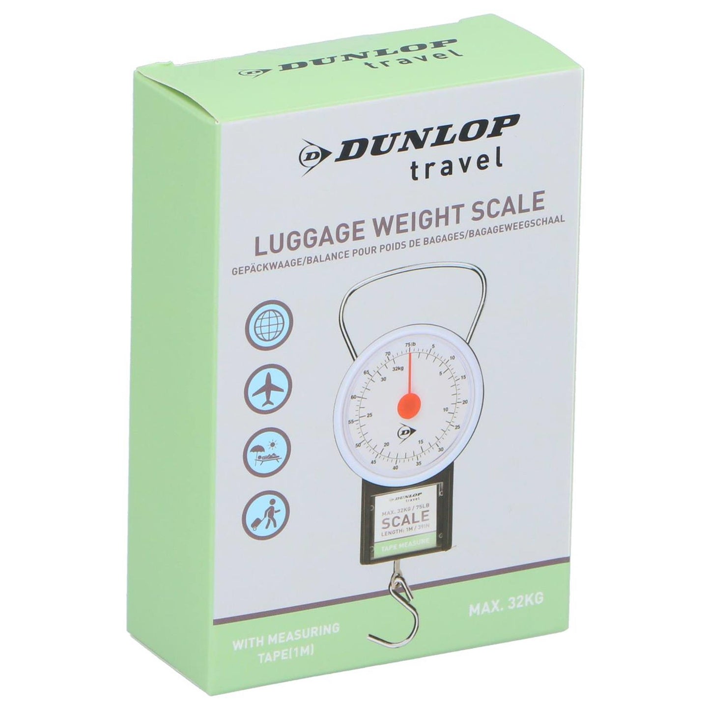 Pèse-bagages Dunlop jusqu'à 32 kg