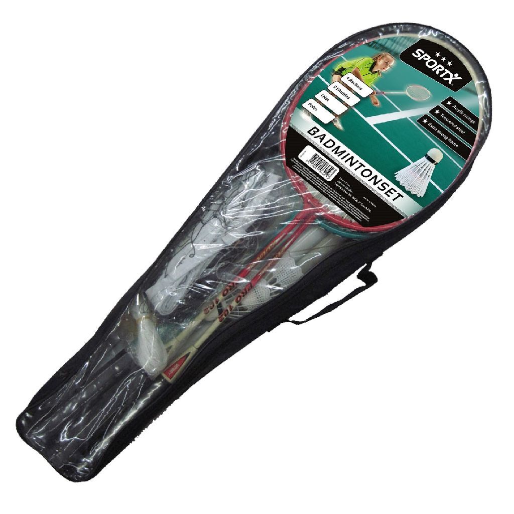 Badmintonset SportX avec filet