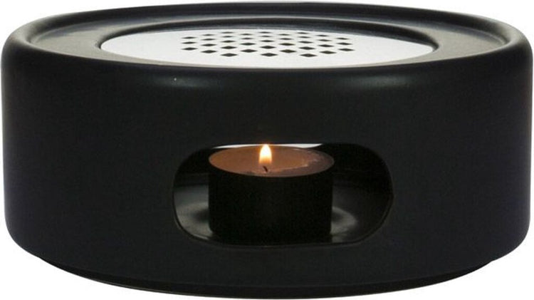 Gusta Gusta Earthenware Rechaud Tealight Fika Black 17x7 cm
