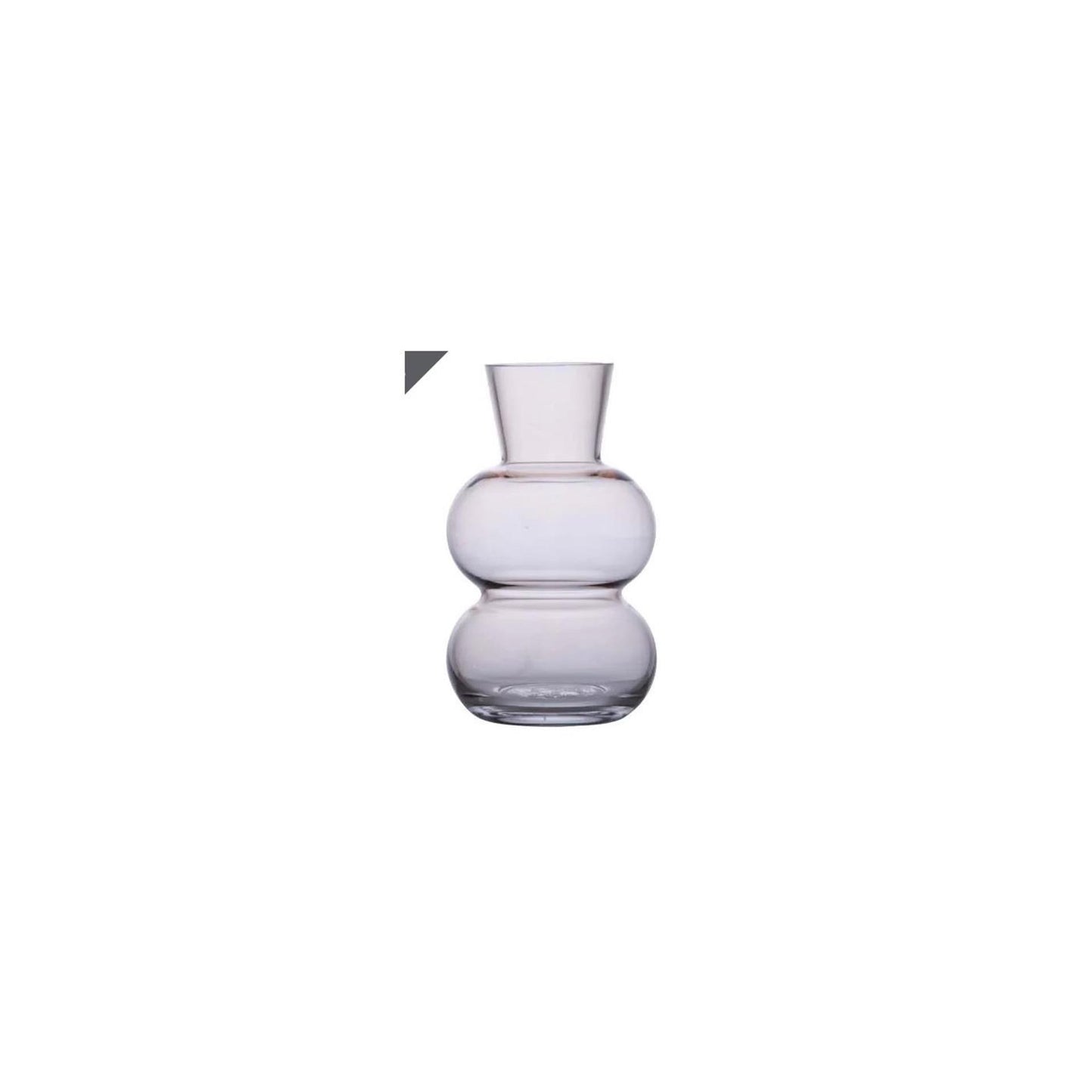 B-living vase verre amalia ø12x20cm beige