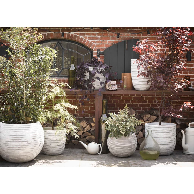 Capi Capi Flowerpot Nature CIB SPHÉRIQUE 40X32 CM IVORY -COLORED KOFI270