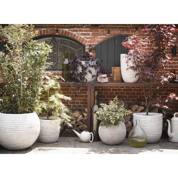 Capi Capi Flowerpot Nature Row Elegant Couche 36x47 cm Ivory colored krwi782
