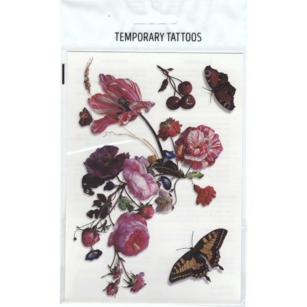 Tatouages temporaires de base fleurs 10 pièces