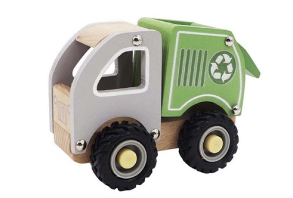 Simplement pour les enfants simplement pour le camion à ordures en bois