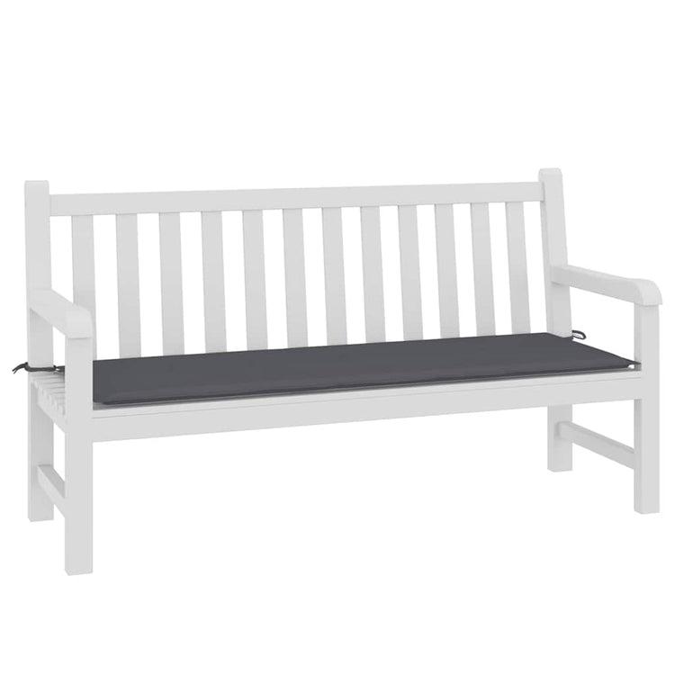 Vidaxl Garden Banc Cushion 150x50x3 cm Oxford Fabric Anthracite -Colored