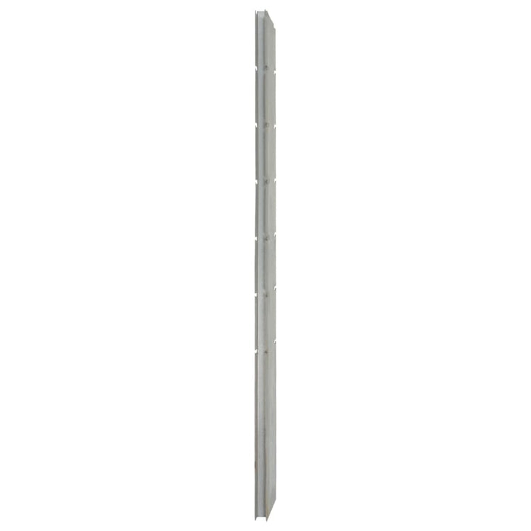 Vidaxl schanskorfpaal 180 cm Galvanisé en acier argent coloré