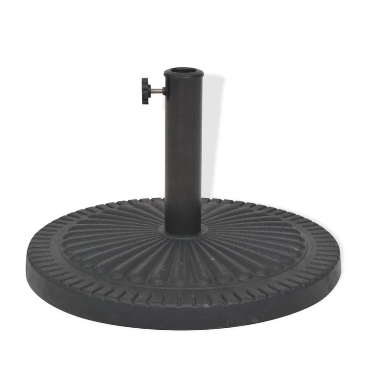 Vidaxl Parasol Foot d'environ 14 kg de résine noir