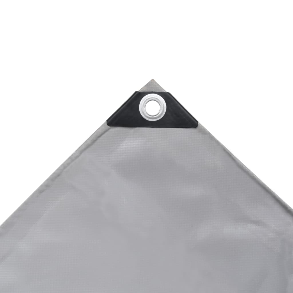 Dispositif Vidaxl 650 g m² 3x6 m gris