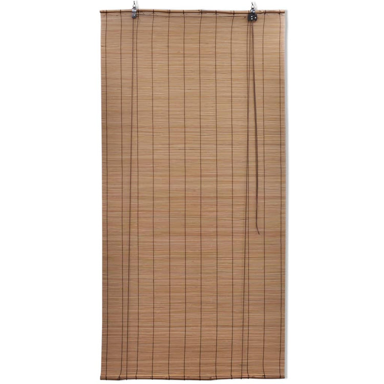 Vidaxl rouleau aveugle 80x220 cm en brun bambou