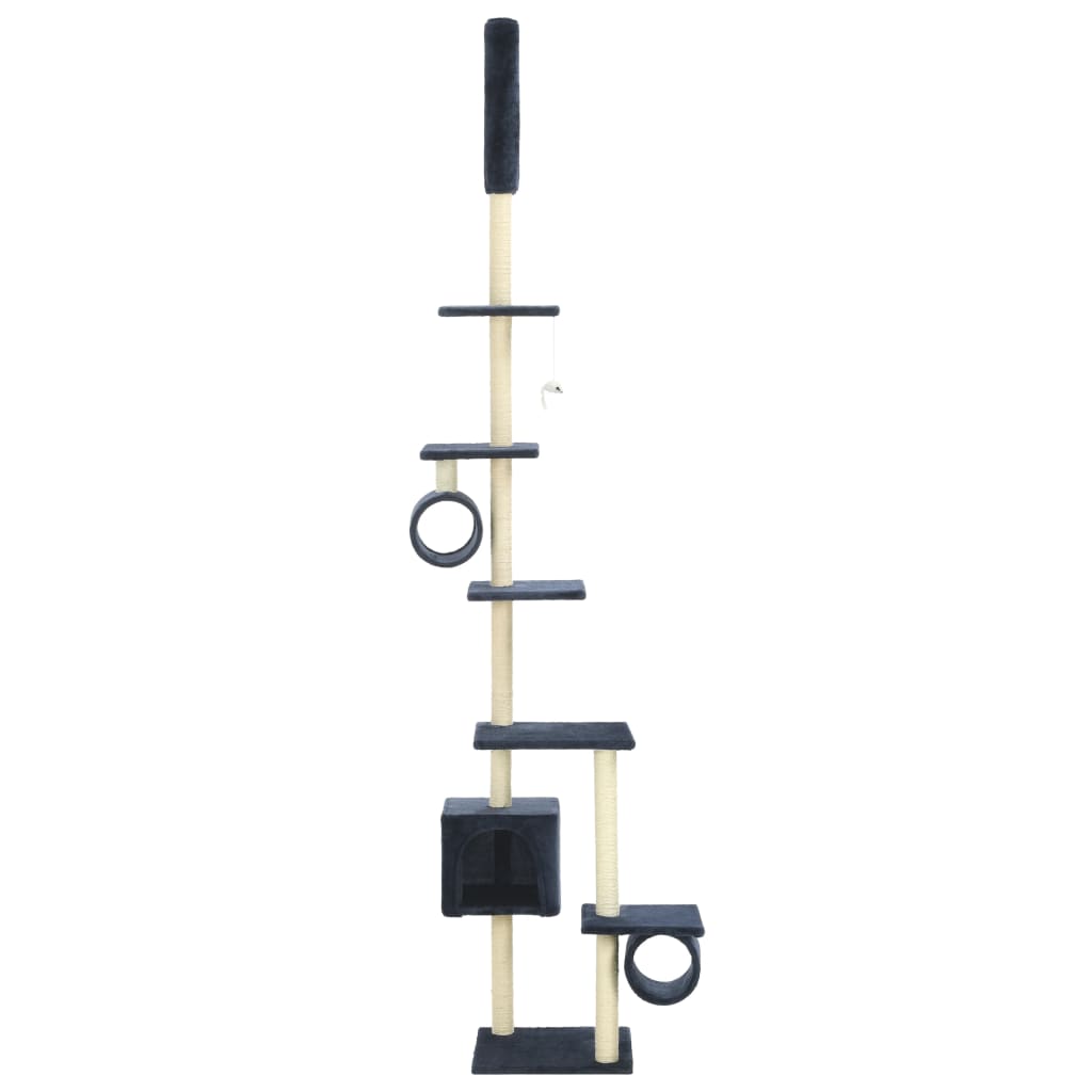 Vidaxl Cat Scratch Post avec sisal Scratch Posts 260 cm Bleu foncé