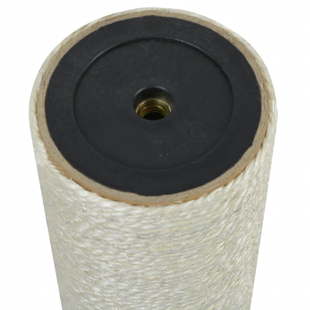 Vidaxl chat grattant post 8x20 cm 10 mm beige