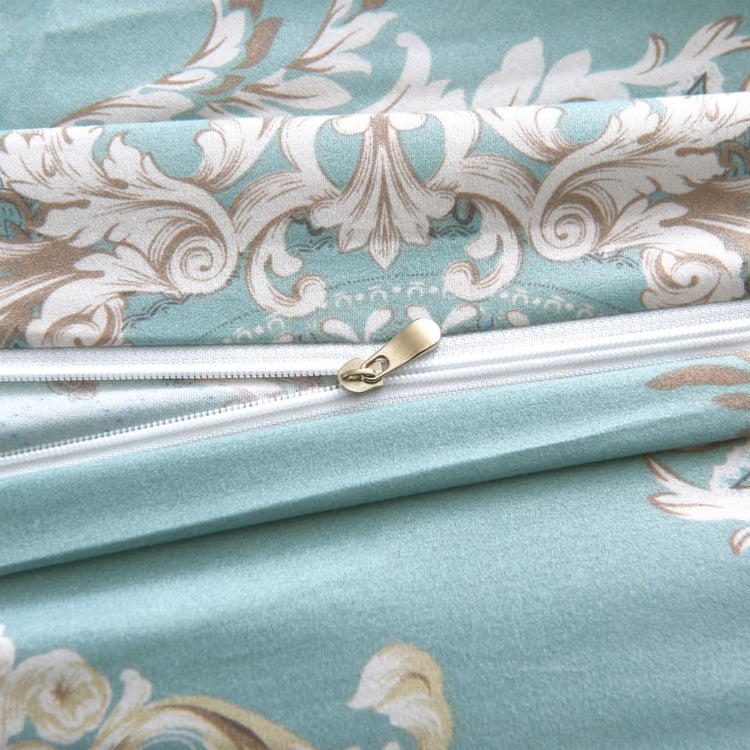 Vidaxl Duvet Crossing Set Classic Design 200x220 60x70 cm bleu