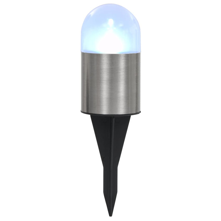 Vidaxl Ground Lamps 12 St Solar LED blanc