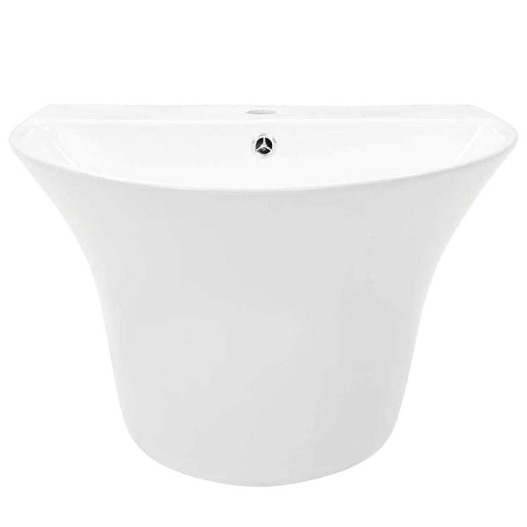 Vidaxl vasque blanche 56 x 48 x 42 cm céramique émaillée