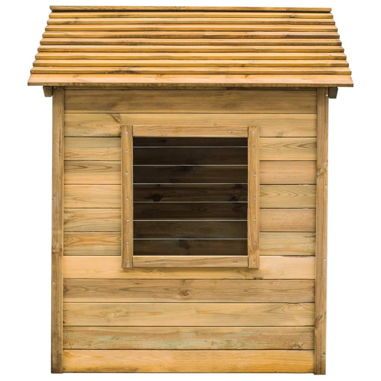 Vidaxl Outdoor Play House 120x120x146 cm en bois de pin