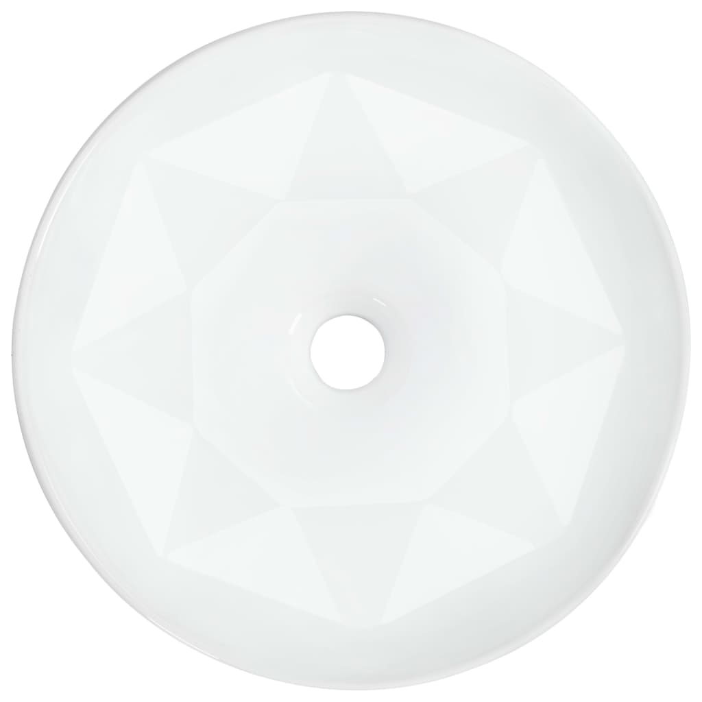 Vidaxl Washbasin 36x14 cm Céramique blanc