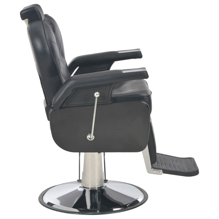 Chaise de coiffeur vidaxl 72x68x98 cm en cuir artificiel noir