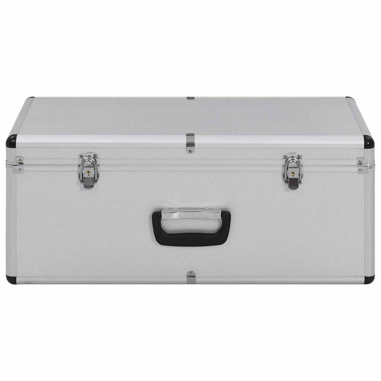 Vidaxl Storage Bockets 2 St Aluminium Silver Colored