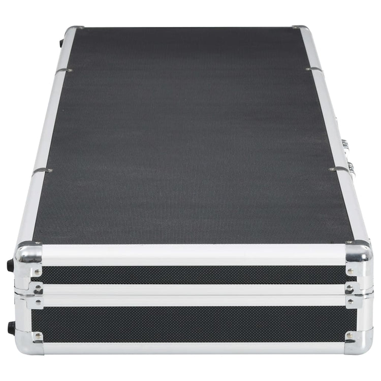 Vidaxl wapenkoffer 118x38x12 cm en aluminium noir