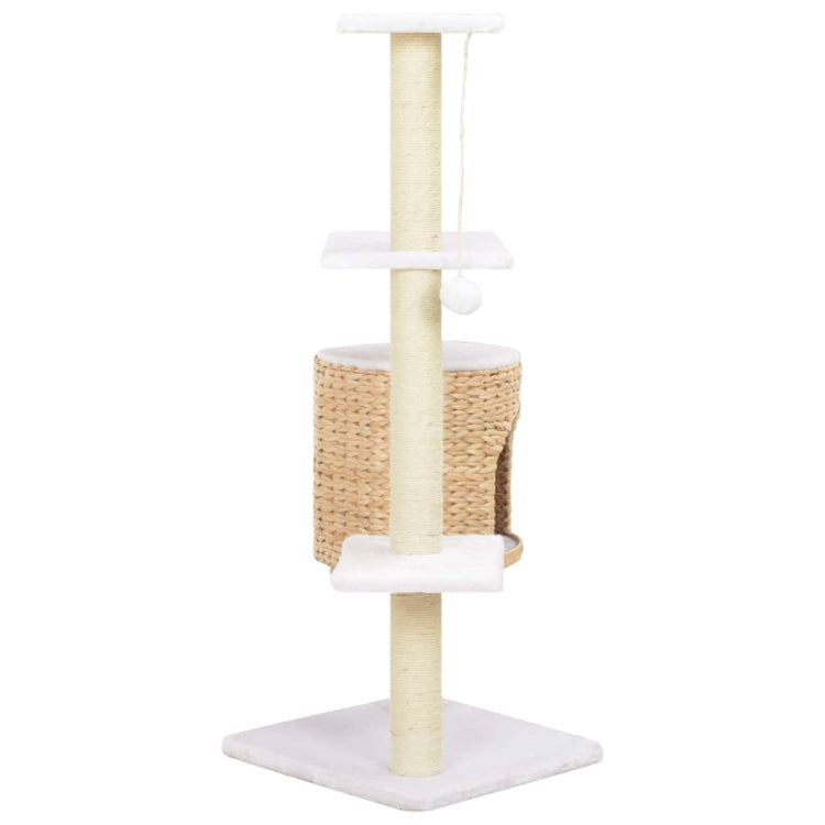 Vidaxl Cat Scratching Post avec sisal grattant une pile d'herbes marines